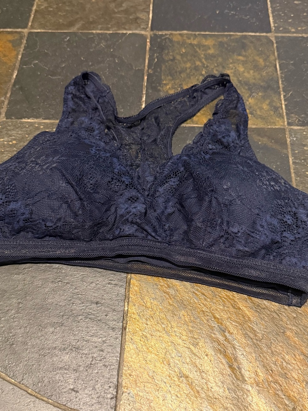 Maurices Navy Lace Bralette